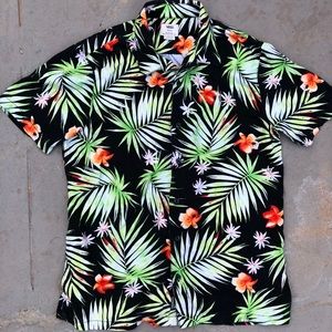Tropical Vans Button Up Shirt